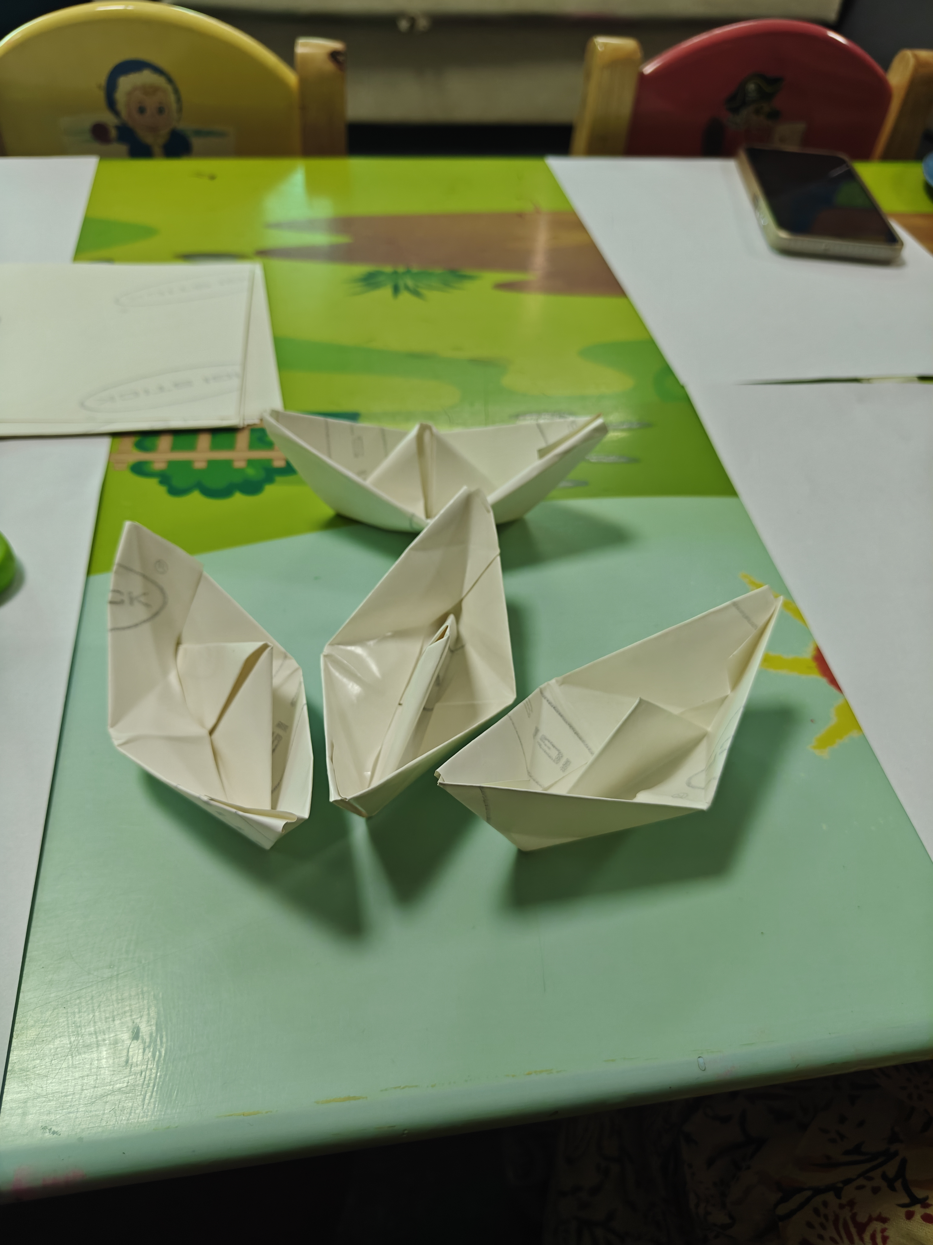 Handmade paper craft activity