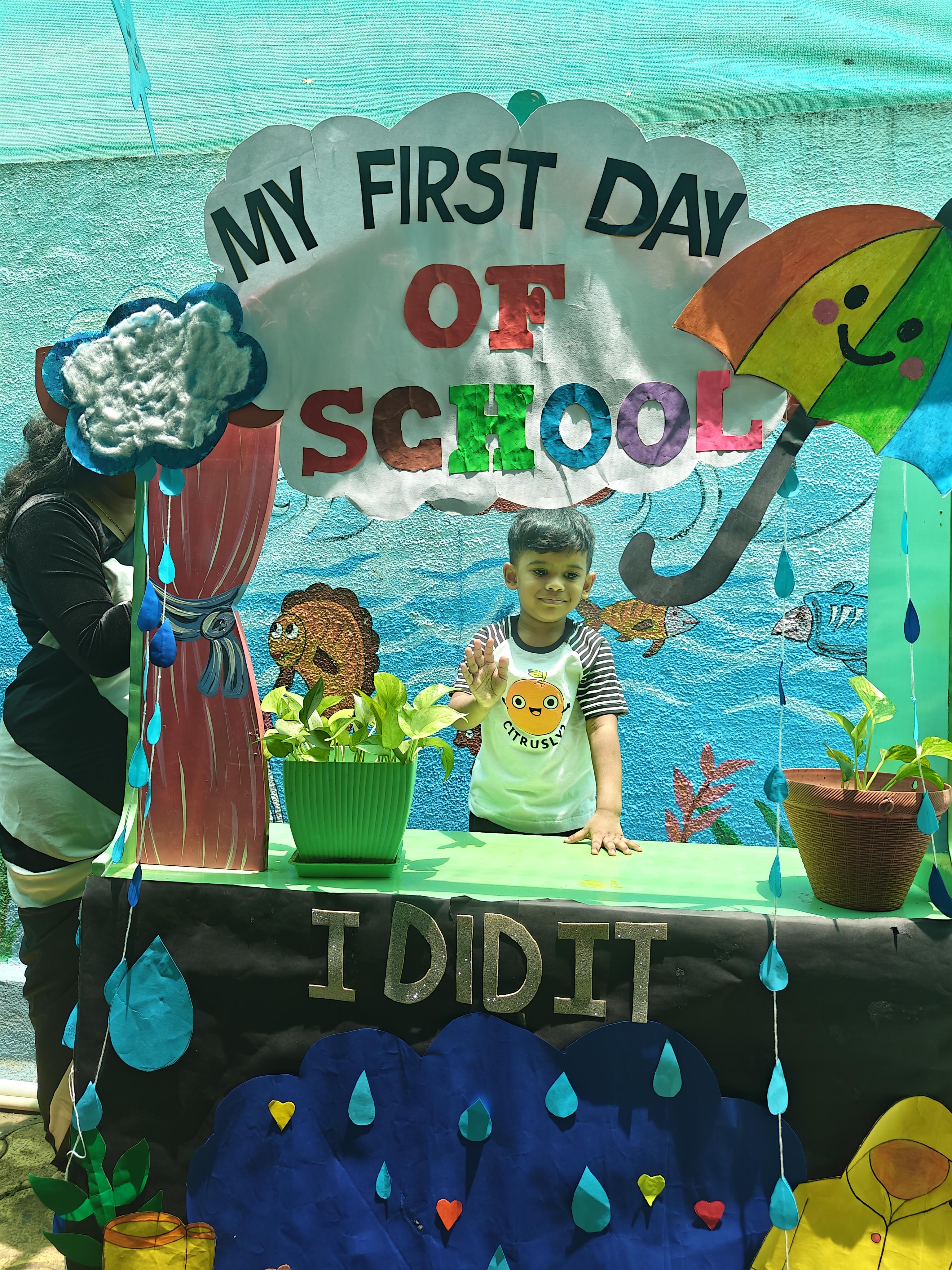 My First Day of School keepsake card
