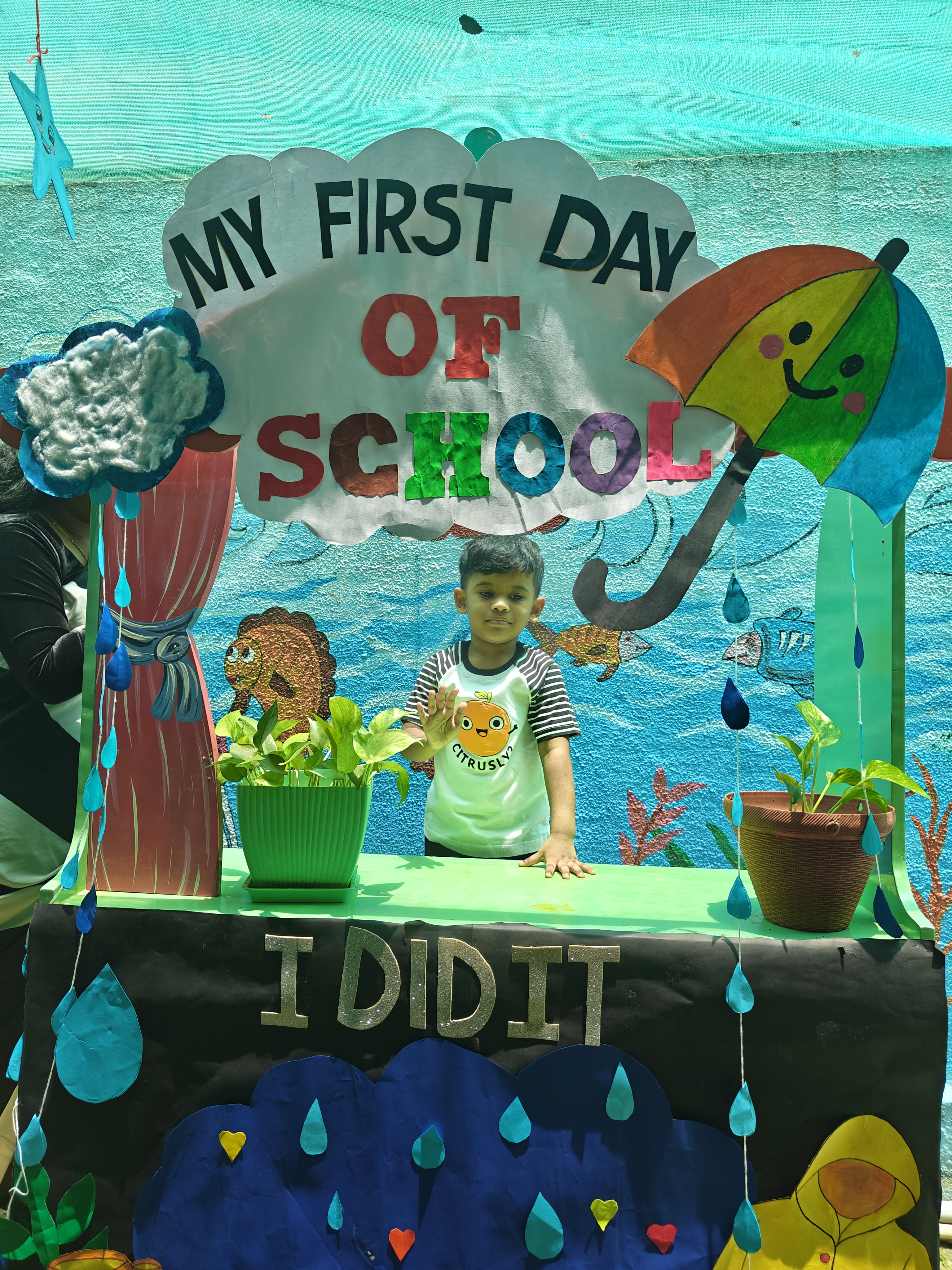 My First Day of School keepsake card