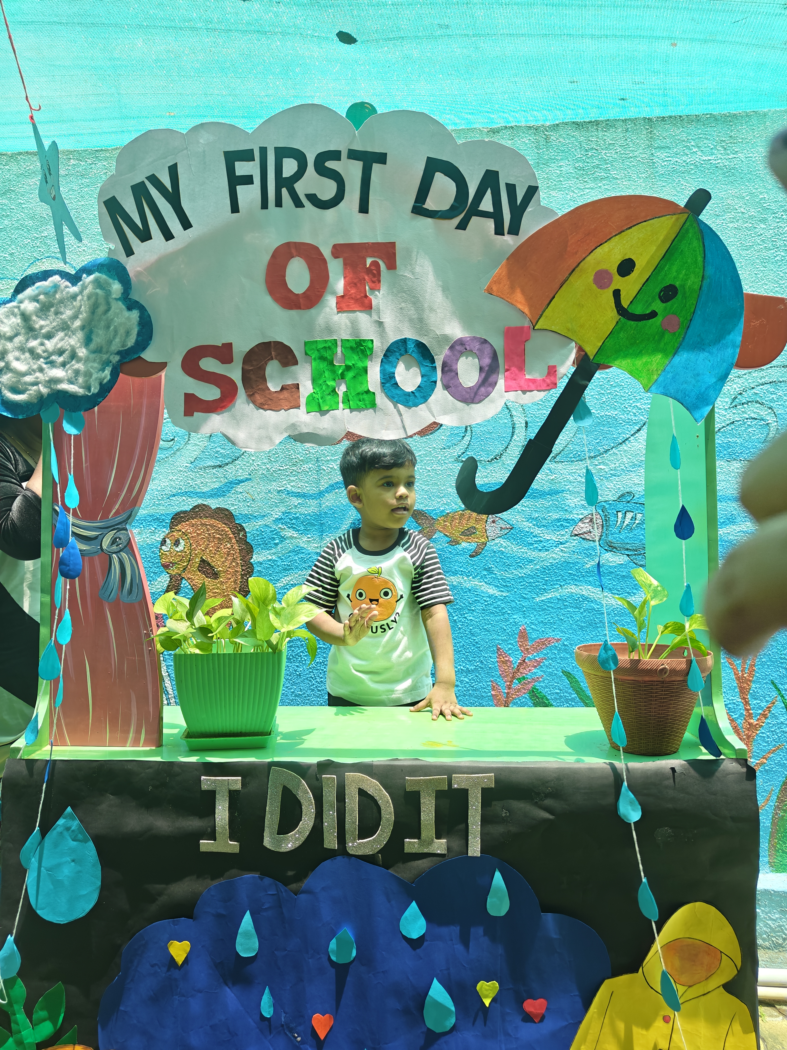 My First Day of School keepsake card