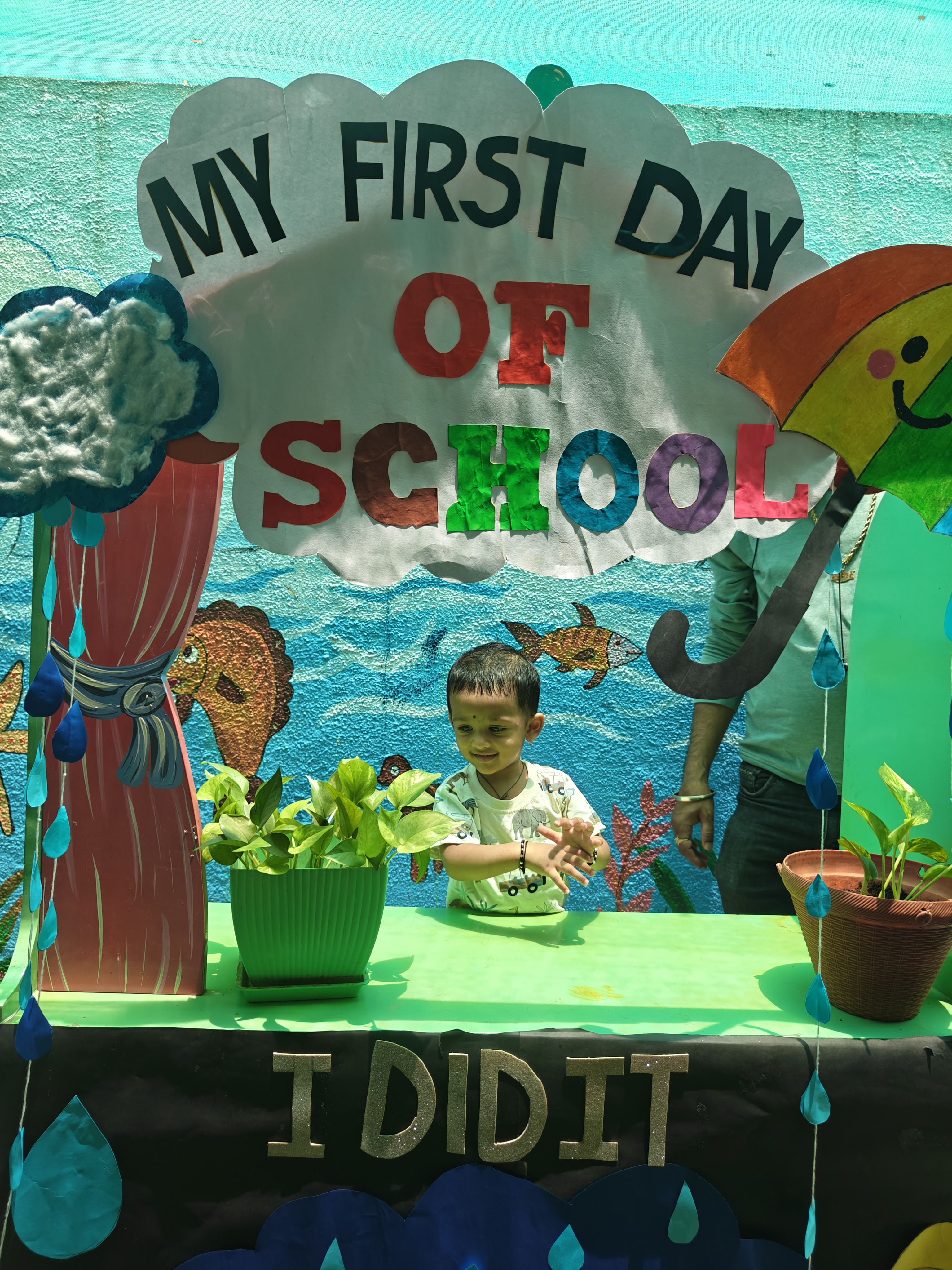 My First Day of School keepsake card