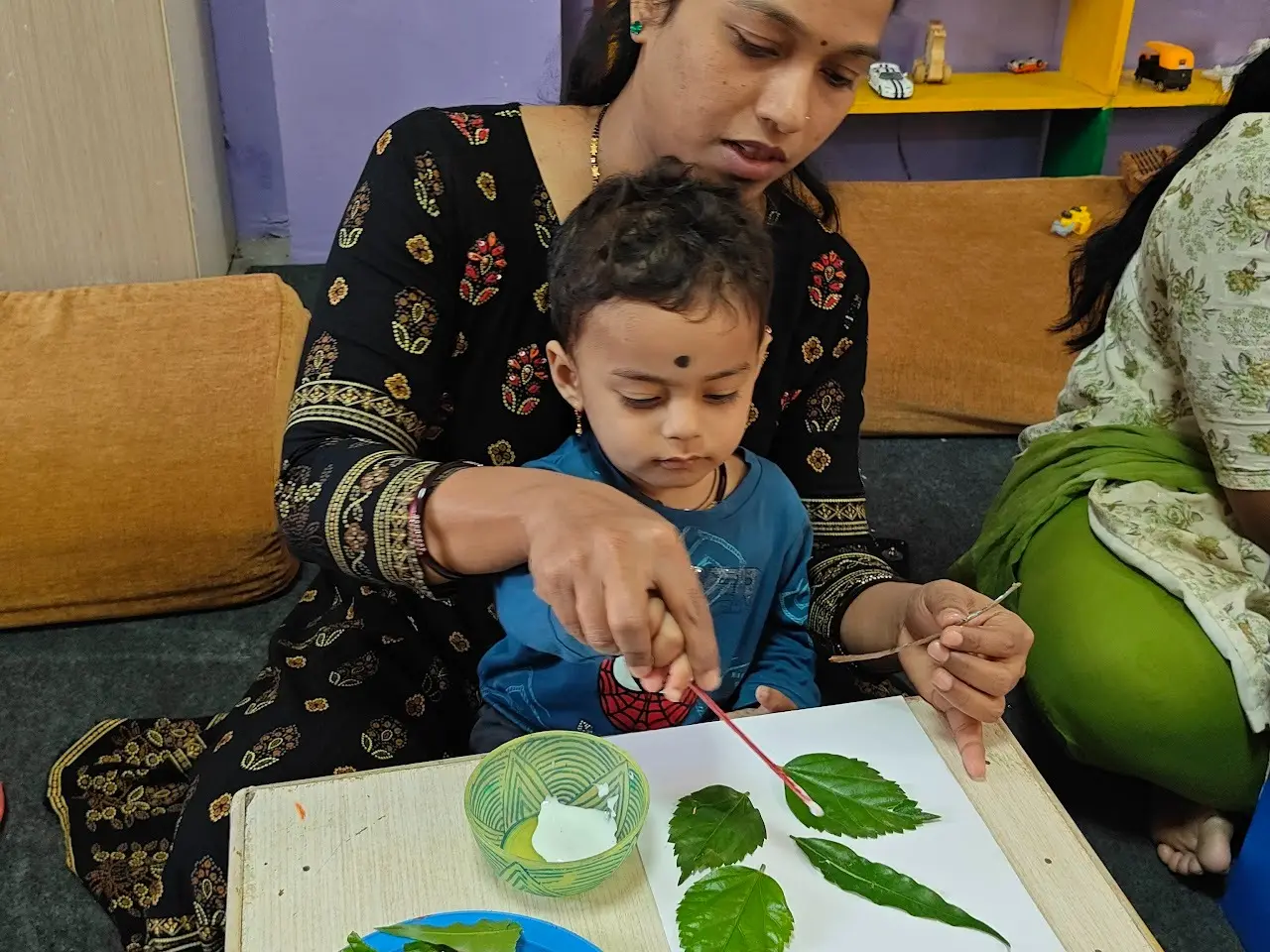 SpacECE certified educator with students